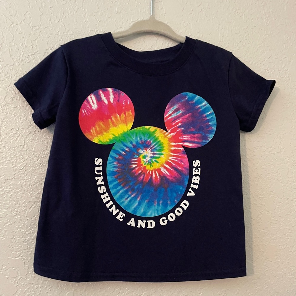 18 Month Tie Die Mickey Mouse Shirt